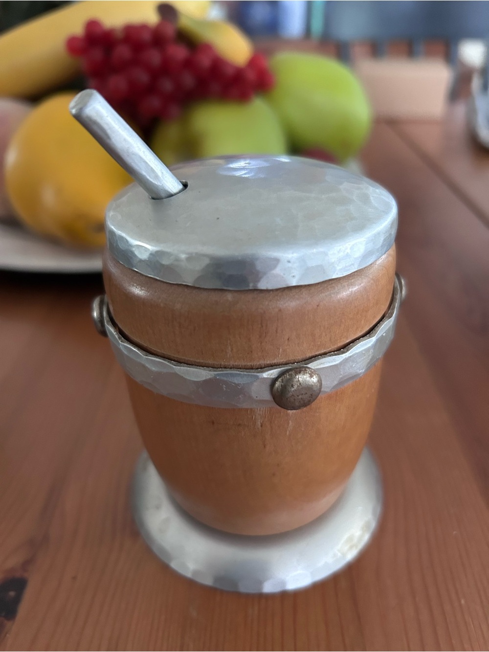Wood Condiment Holder